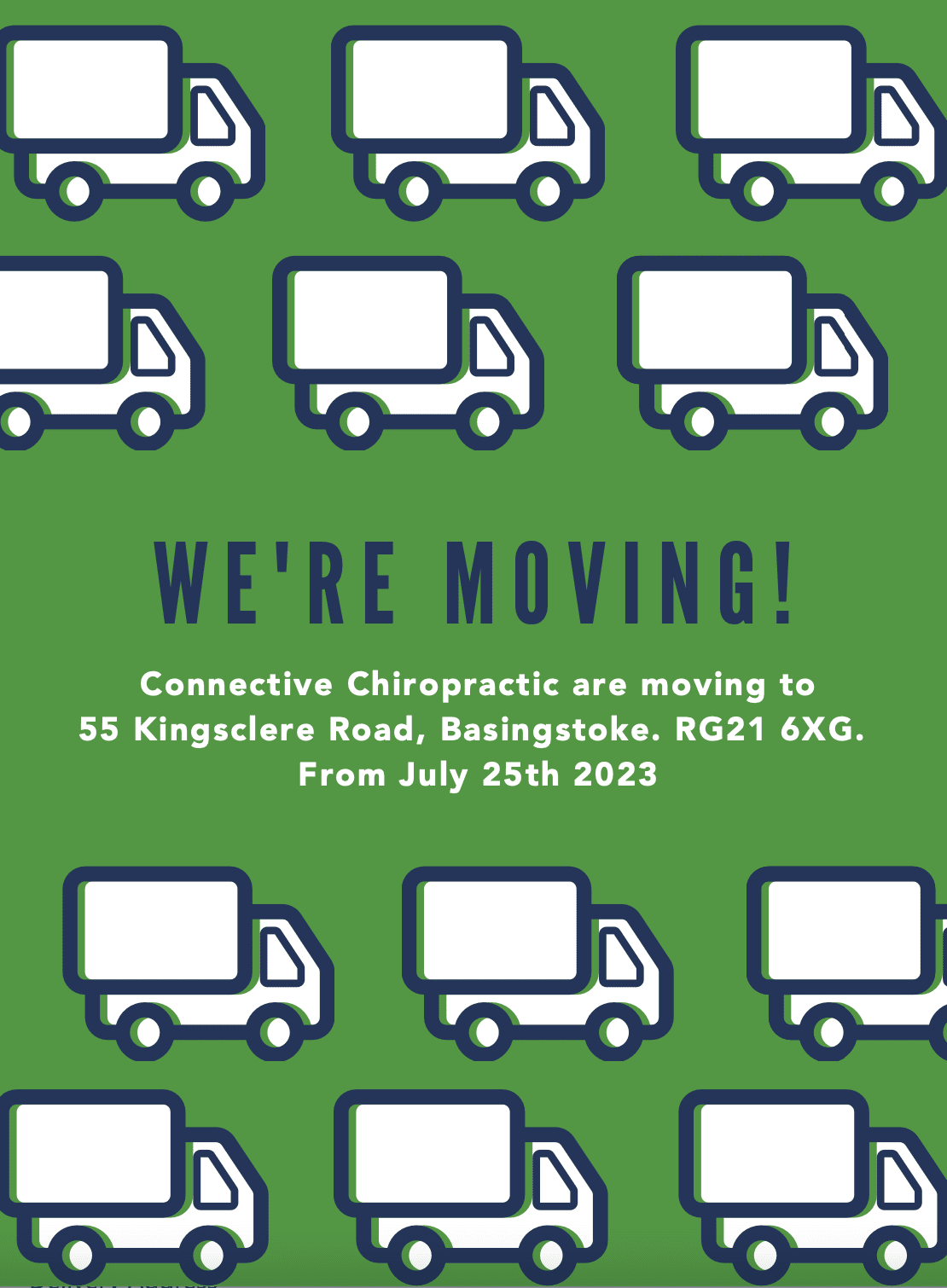 Connective Chiropractic are moving